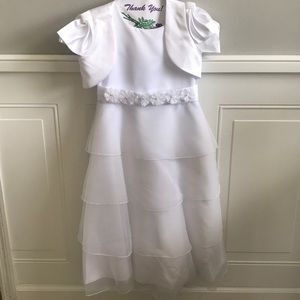 Girls flower girl/communion dress